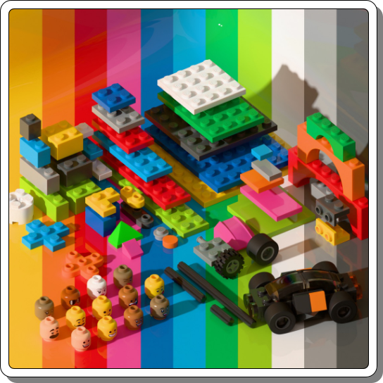 LEGO Kit overhead view