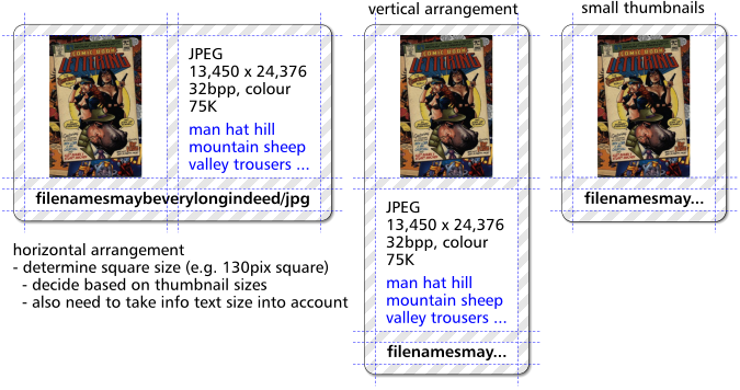 Thumbnail layout sketch