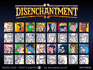 Disenchantment pixel art