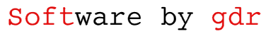 Software by gdr